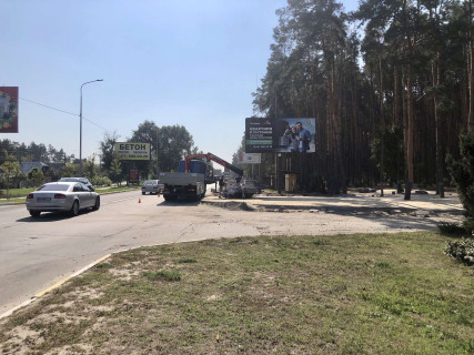 Билборд A в Гостомеле, 6*3  вул. Свято-Покровська (виїзд з Гостомеля в напрямку Києва) фото 1