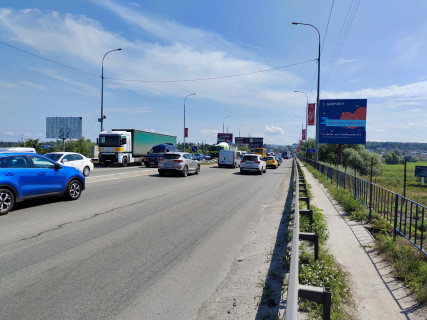 Билборд A в Гостомеле, 6*3  траса Київ-Ковель (ліворуч), в напрямку Києва, біля мосту через р. Ірпінь фото 1