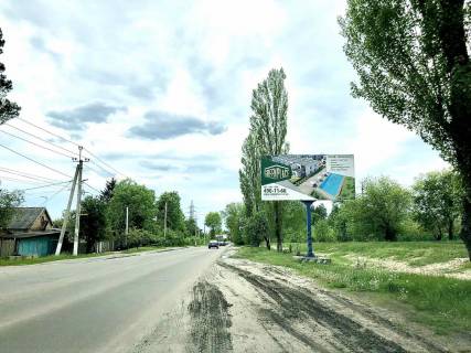 Билборд A в Ирпене, 6*3  вул. Чкалова (в'їзд в Ірпінь з Варшавської траси) фото 1