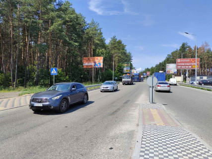 Билборд B в Гостомеле, 6*3  траса Київ-Ковель (ліворуч), в напрямку з Києва, на в'їзді в м. Буча фото 1