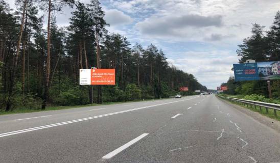 Билборд B в Киеве, 6*3  автодорога Р-30, км 4+800 від Олега Мудрака вул. (Генерала Наумова), в напрямку Києва фото 1
