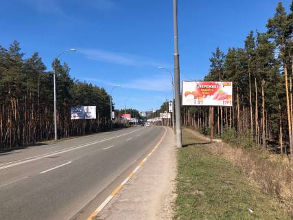 Билборд A в Ирпене, 6*3  вул. Університетська (в напрямку з Києва) фото 1