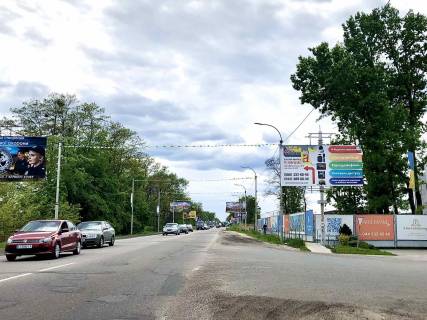 Білборд, Бігборд (Борд)  A у Бучі, 6*3  вул. Нове шосе , в напрямку з Києва (перед Епіцентром) Фото 1