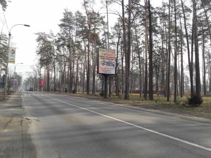Билборд A в Буче, 3*4  вул. Шевченка (перед перехрестям з вул. Революції), в напрямку Києва фото 1