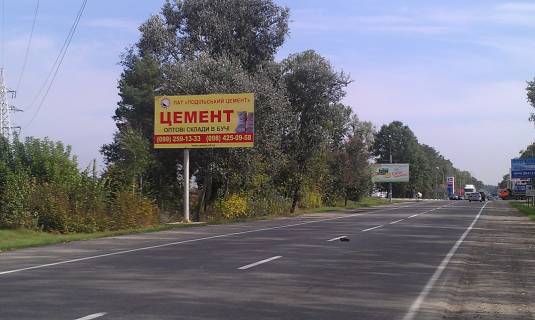 Билборд B в Буче, 6*3  вул. Нове шосе, км 30+450 (ліворуч), в напрямку Києва фото 1