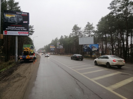 Билборд B в Гостомеле, 6*3  траса Київ-Ковель (ліворуч), в напрямку з Києва, на в'їзді в м. Буча фото 1