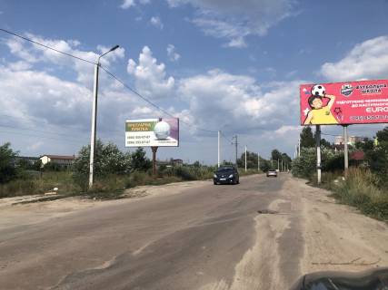 Билборд B в Ирпене, 6*3  вул. Західна (в'їзд в Ірпінь зі сторони Житомирської траси) фото 1