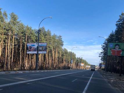 Билборд B в Ирпене, 6*3  вул. Університетська (в напрямку Києва) фото 1