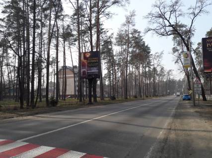 Билборд B в Буче, 3*4  вул. Шевченка (за перехрестям з вул. Революції), в напрямку з Києва фото 1