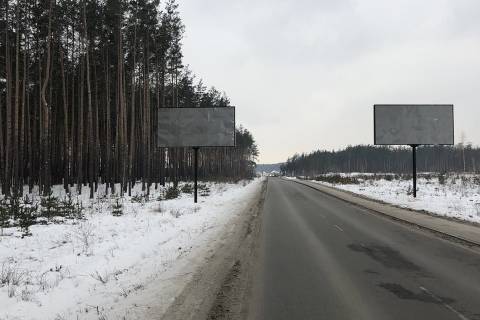 Billboard B in Irpin, 6*3  rajon Stoanka, nova doroga v storonu Zitomirs'koi trasi, pered fitnes-klubom <<Cempions Klab>> Photo 1