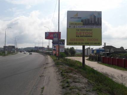 Билборд A в Гостомеле, 6*3  траса Київ-Ковель (ліворуч), в напрямку Києва, біля мосту через р. Ірпінь фото 1
