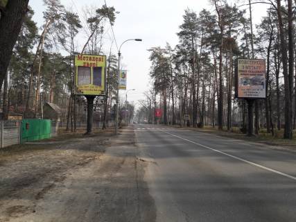 Билборд B в Буче, 3*4  вул. Шевченка (перед перехрестям з вул. Революції), в напрямку Києва фото 1