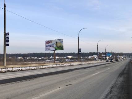 Билборд B в Ирпене, 6*3  виїзд з Ірпеня на Ірпінську трасу, вздовж мосту через р. Ірпінь, перед Романівкою фото 1