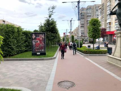 Билборд B в Ирпене, 127*186  на розі вул. Шевченка і З. Алієвої фото 1