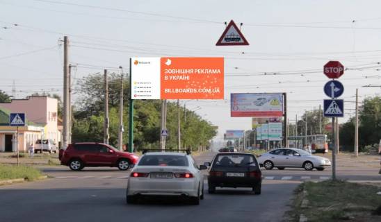 Билборд B в Николаеве, 3х6  вул. Комсомольська, Ігоря Бедзая вул. (Чкалова)  фото 1