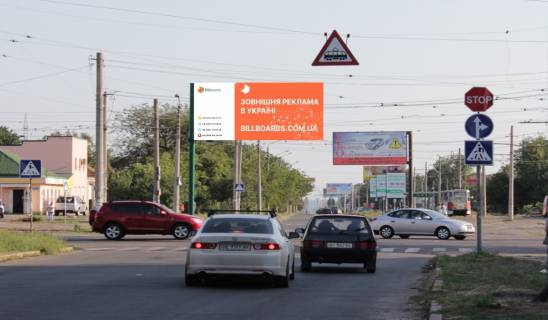 Билборд A в Николаеве, 3х6  вул. Комсомольська, Ігоря Бедзая вул. (Чкалова)  фото 1