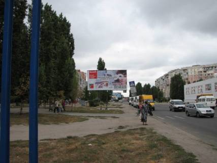 Білборд, Бігборд (Борд)  B у Миколаєві, 3х6  вул. Лазурна, навпаки з-та "Таврія-В" Фото 1