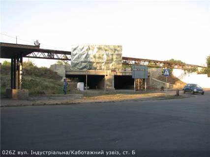 Билборд B в Николаеве, 3х6  вул. Індустріальна/Каботажний узвіз фото 1