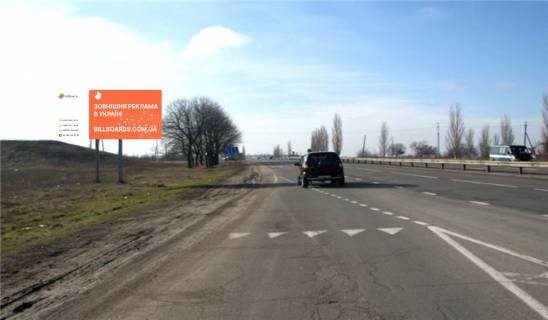 Билборд B в Николаеве, 3х6  Киевское шоссе, поворот на мкр-н Матвеевка фото 1