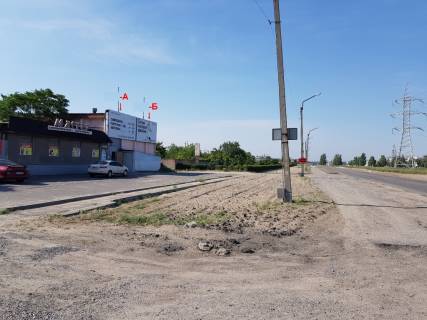 Билборд B в Энергодаре, 3x6  пер-к. ул.Курчатова - Энергодарское шоссэ(вьезд в город) - 2Б фото 1