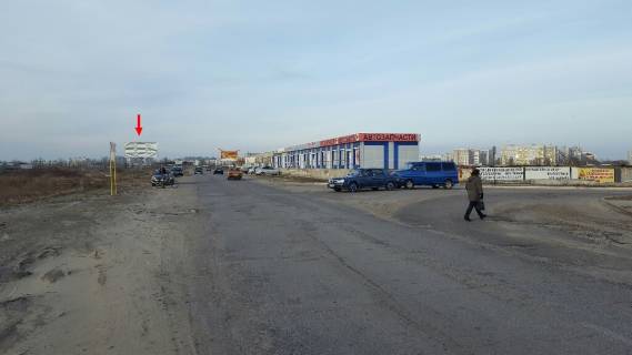 Билборд B в Энергодаре, 3x6  Энергодарское шоссе (напротив  ГСК-1)                                      фото 1