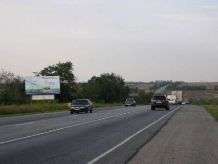 Билборд B в Васильевке 337 км  трасса Москва / Симферополь, поток транспорта по направлению к Запорожью, после Васильевки до поворота на Орехов фото 1