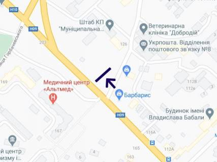 Білборд, Бігборд (Борд)  A у Івано-Франківську, 3х6  Галицька-120а схема
