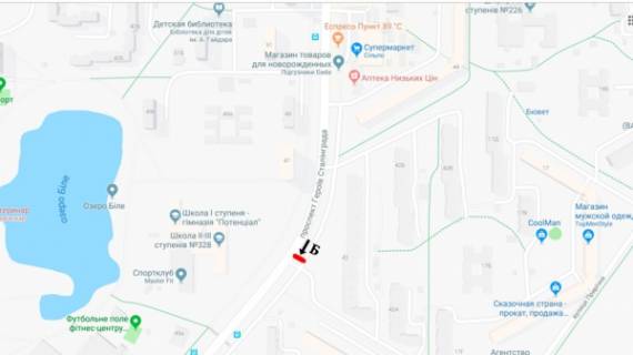 Білборд, Бігборд (Борд)  B у Києві, 3х6  просп. Володимира Івасюка (Героїв Сталінграда) 42 (магазин "Сільпо") схема