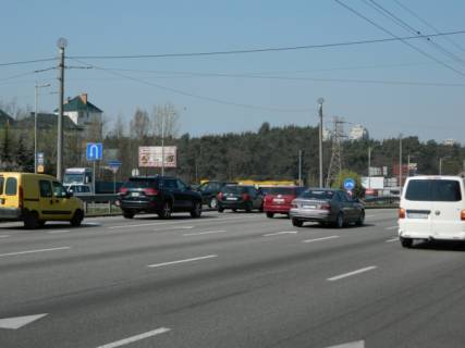 Билборд B в Киеве, 3х6  В.Кільцева дорога, 20 /вул. Янтарна, зупинка, ресторан "Сім-Сім", ТЦ "Діамант" в напр. просп. Берестейський (Перемоги) фото 1