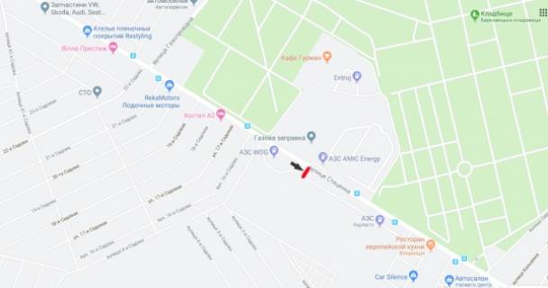 Призма A в Киеве, 3х6  вул.Стеценка - АЗС "WOG", напроти АЗС "AMIC"  - 189549 схема