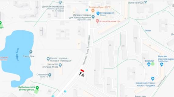 Призма A в Киеве, 3х6  просп. Івасюка Володимира (Героїв Сталінграда), 42 (магазин "Сільпо") - 189537 схема