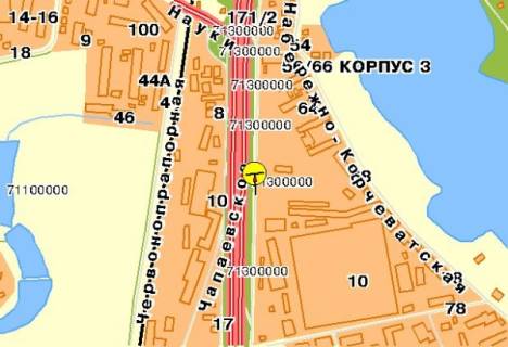 Билборд A в Киеве Столичное шоссе/ СТО "Мерседес" схема