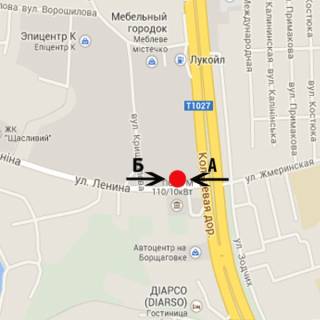 Billboard B in Kyiv, 3х6  Petropavlovskaa Borsagovka, st. Sobornaa, 2 / mag. "Novus" scheme