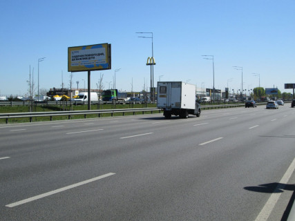 Билборд A в Киеве, 3х6  вул. В.Кільцева - автоцентр "VOLVO"/ NOVUS / МакДоналдс - в напр. Одеської пл. фото 1
