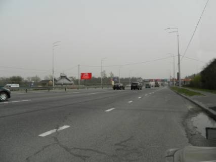 Billboard B in Kyiv, 3х6  Stolicnoe sosse (ost. Korcevatoe-2)/ st. Novopirogovskaa, naav. AZS "Sokar" ta "OKKO" Photo 1