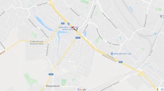 Білборд, Бігборд (Борд)  A у Києві, 3х6  Кільцева дорога, напр. вул. Зодчих, 18 - ( "Опалковий Замок", ав-н "Тoyota") - напр. на просп. Берестейський (Перемоги) схема