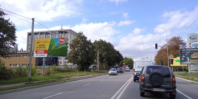 Билборд B в Ужгороде, 6x3  м. Ужгород вул.Карпатської України (Гагаріна) ст.Б біля ринку Краснодонців в`їзд в місто фото 1
