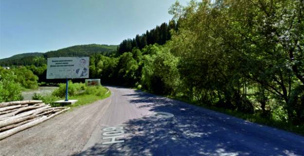 Билборд B в Діловому с.Ділове,вул.Головна, в сторону м.Тячів, (вїзд) фото 1