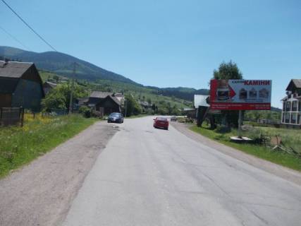 Билборд A в Рахове смт.Ясіня, вул.Визволення , в сторону м.Рахів фото 1