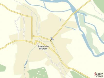 Билборд A в Хусте смт. Вишково - центр селища, біля ринку Хустсьеий р-н схема