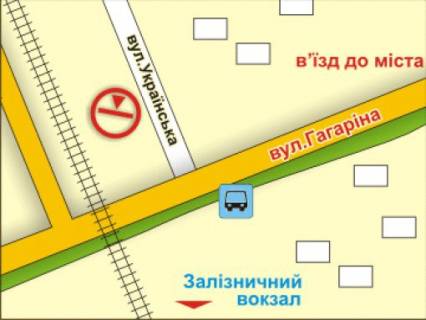 Билборд A в Ужгороде м. Ужгород, вул. Карпатської України (Гагаріна) – Українська схема