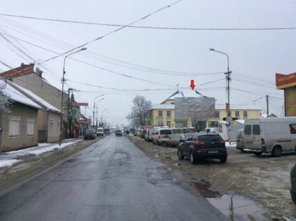Билборд A в Хусте м. Хуст, вул. Івана-Франка, центр міста, перед автовокзалом, в сторону м. Івано-Франківськ фото 1