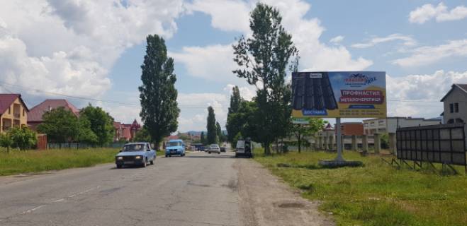 Билборд A в Тячеве, Біл-борд  с. Нижня апша, вул. Борканюка, в сторону м. Рахів фото 1