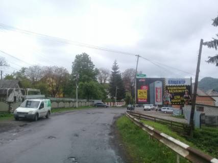 Билборд A в Ганичах, Тячів  В'їзд в Тячівський район, зі сторони м. Хуст фото 1