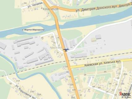 Билборд A в Сваляве м. Свалява, на розі вул. Верховинська та вул. Робітнича схема