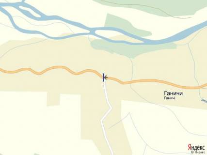 Билборд A в Ганичах, Тячів  В'їзд в Тячівський район, зі сторони м. Хуст схема