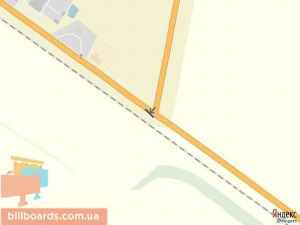 Billboard A in Khust m.Hust obizna, v storonu m.Taciv, v'izd v centr mista,trassa Mukacevo-Rogatin scheme