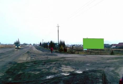 Билборд A в Буштыно, 6x3  смт. Буштино, в'їзд зі сторони м. Хуст, поврот на с. Вишково, АЗС Вакос, траса Мукачево-Рогатин фото 1