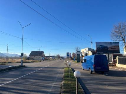 Билборд B в Рахове, 6x3  Рахів Головна, виїзд з міста в сторону м. Ужгород із сторони м. Івано-Франківськ фото 1