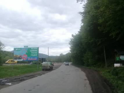 Билборд B в Тячеве смт.Дубове вул.Головна, вїзд із сторони м.Тячів фото 1